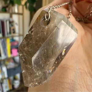 Quartz Necklace handmade by Joseph Brooks